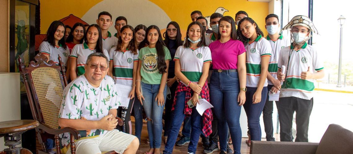Visita dos alunos